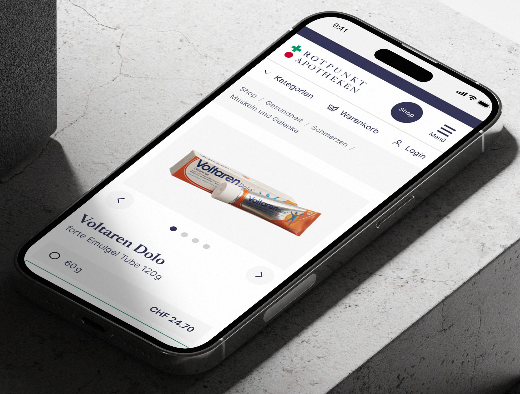Rotpunkt Click & Collect Onlineshop