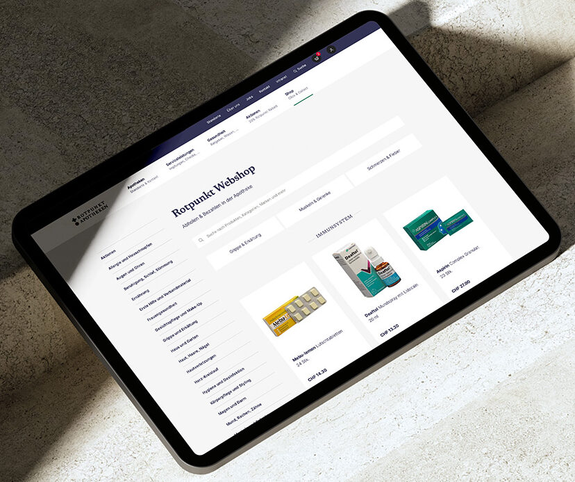 Rotpunkt Click & Collect Onlineshop