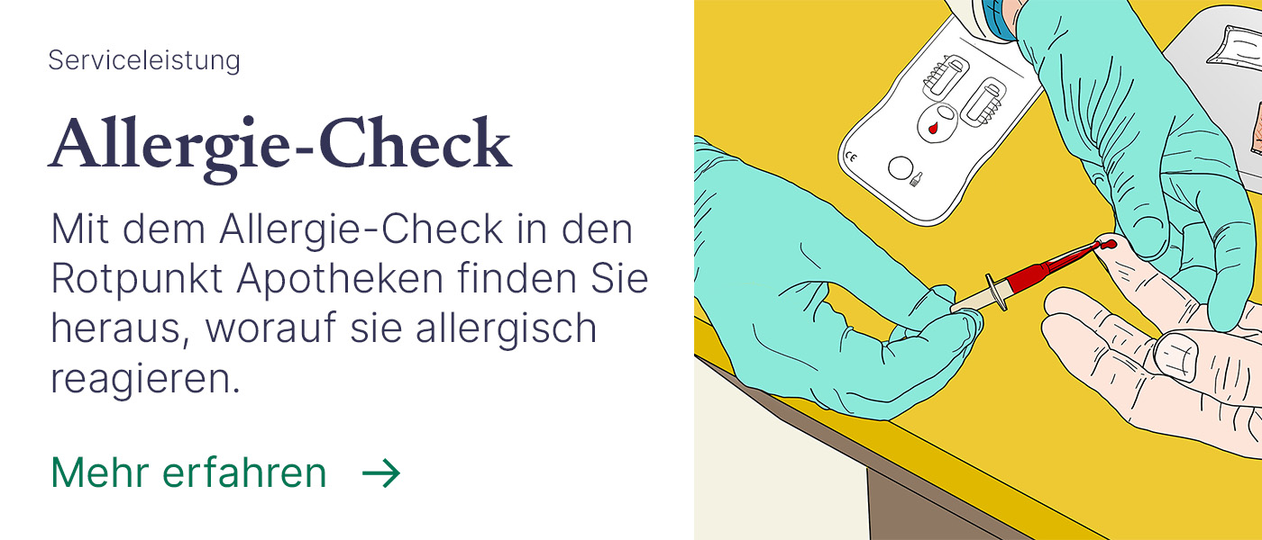 Allergiecheck in den Rotpunkt Apotheken Schweiz